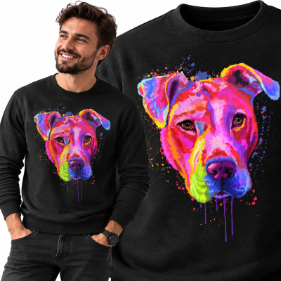 BLUZA  ZWIERZĘTA PIT BULL